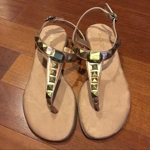 Aerosoles Rose Gold Thong Sandal
